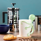 Puckator Lisa Parker Octopus Ceramic Shaped Handle Mug Puckator