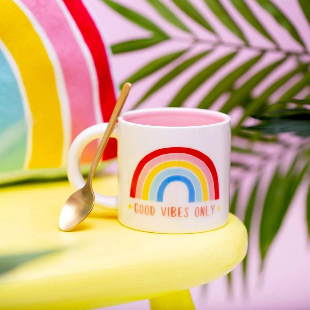 Sass & Belle Chasing Rainbows Good Vibes Only Mug Sass & Belle