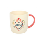 Mum Folk Heart Mug