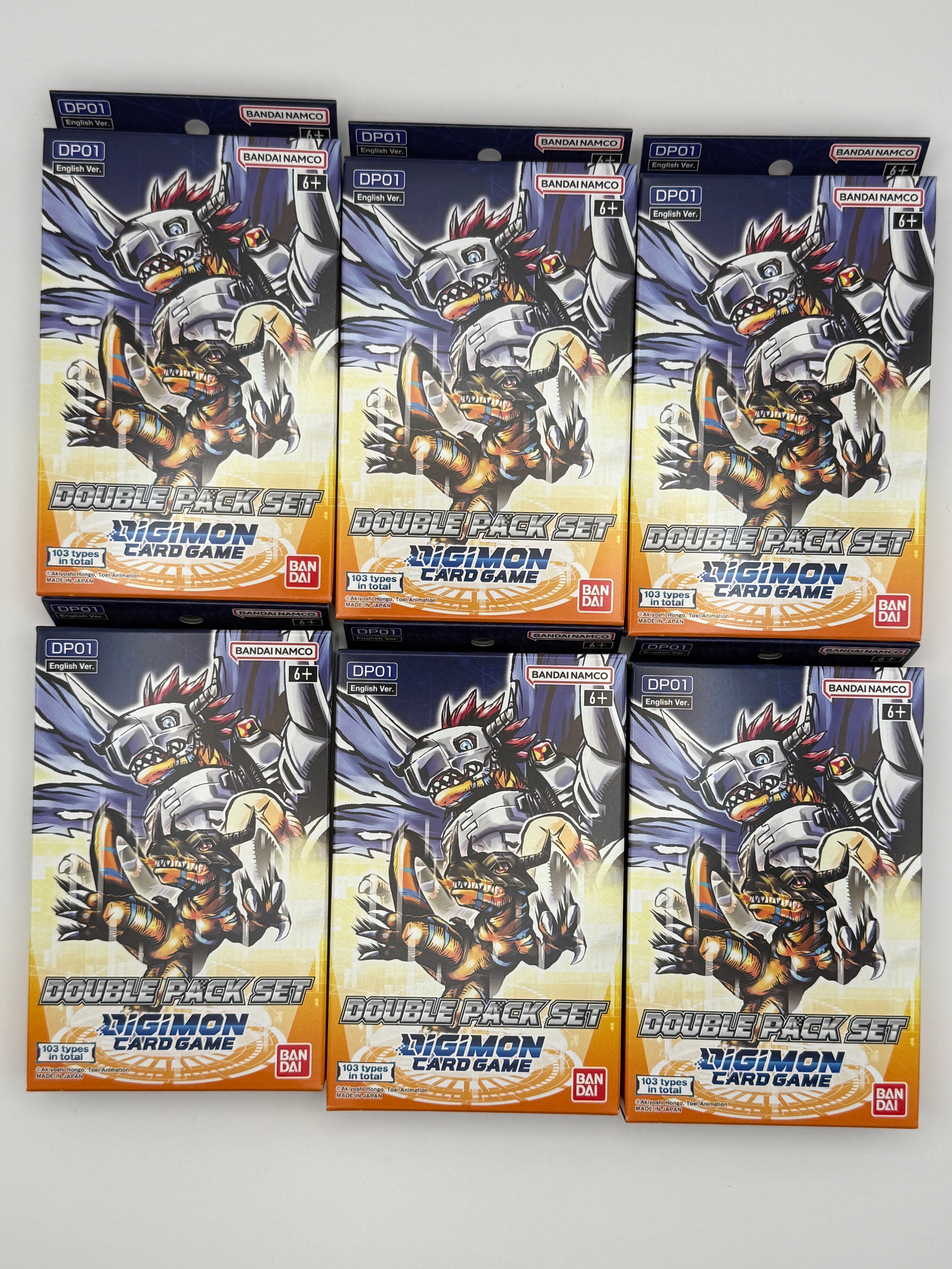 Bandai Namco Digimon TCG Season 14 Blast Ace Double Pack Set of 6
