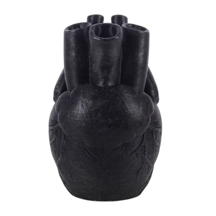 Black Vampire Heart Candle