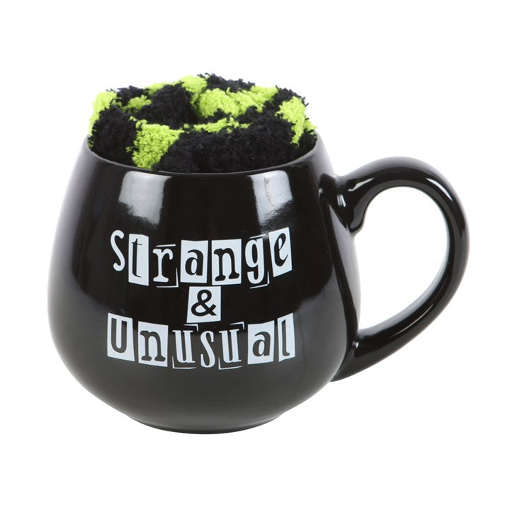 Strange & Unusual Mug and Socks Set Something Different