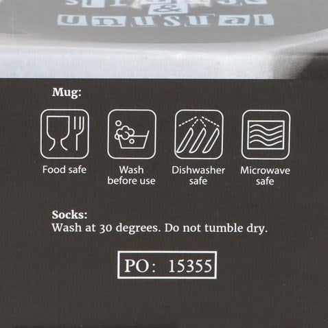 Strange & Unusual Mug and Socks Set Something Different