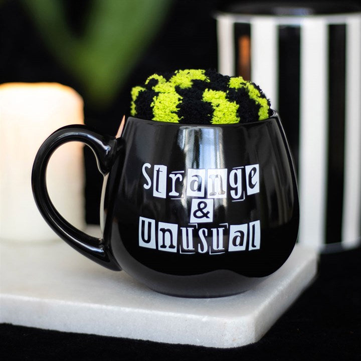 Strange & Unusual Mug and Socks Set Something Different