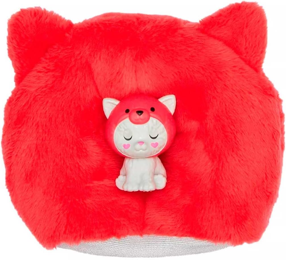 Mattel Barbie Cutie Reveal Doll & Accessories with Animal Plush Costume & 10 Surprises Including Color Change, Kitten as Red Panda in Costume Mattel