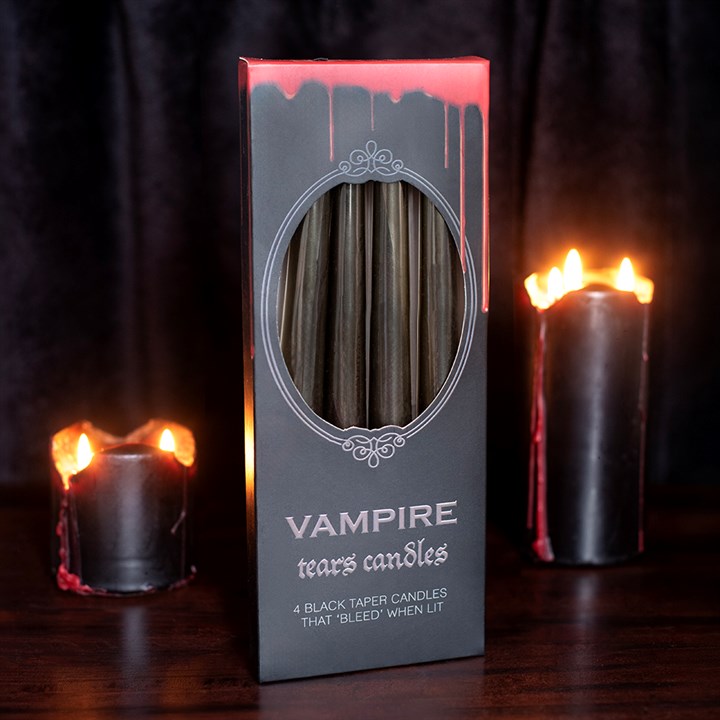 Vampire Tears Black Candles – Set of 4