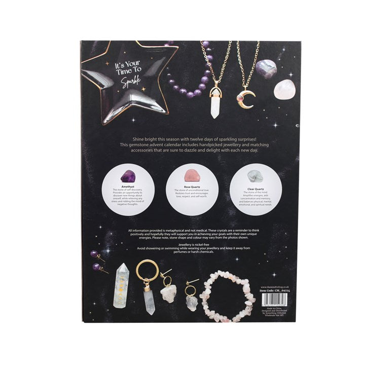 12-Day Crystal Jewellery Advent Calendar Something Different