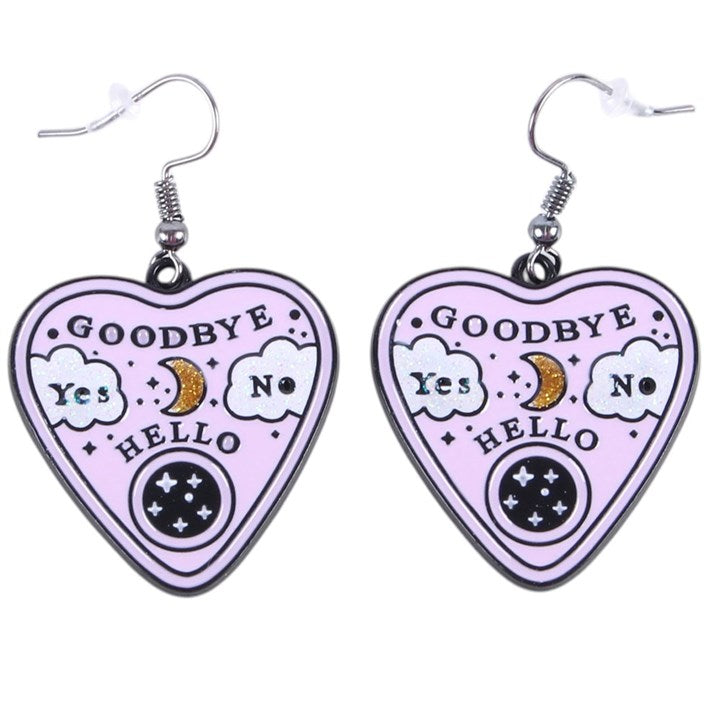 Pastel Talking Board Planchette Earrings