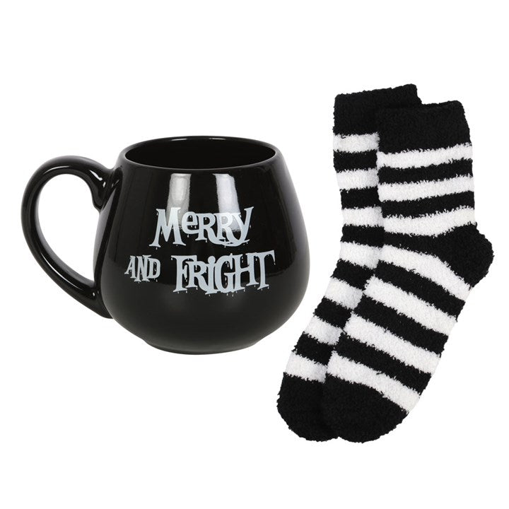 Merry and Fright Mug and Socks Set Something Different