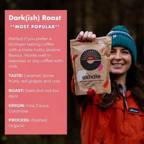 Exhale Organic Dark(ish) Roast Coffee