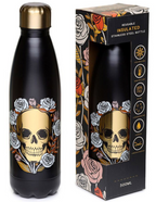 Puckator Skulls and Roses Stainless Steel Bottle Puckator