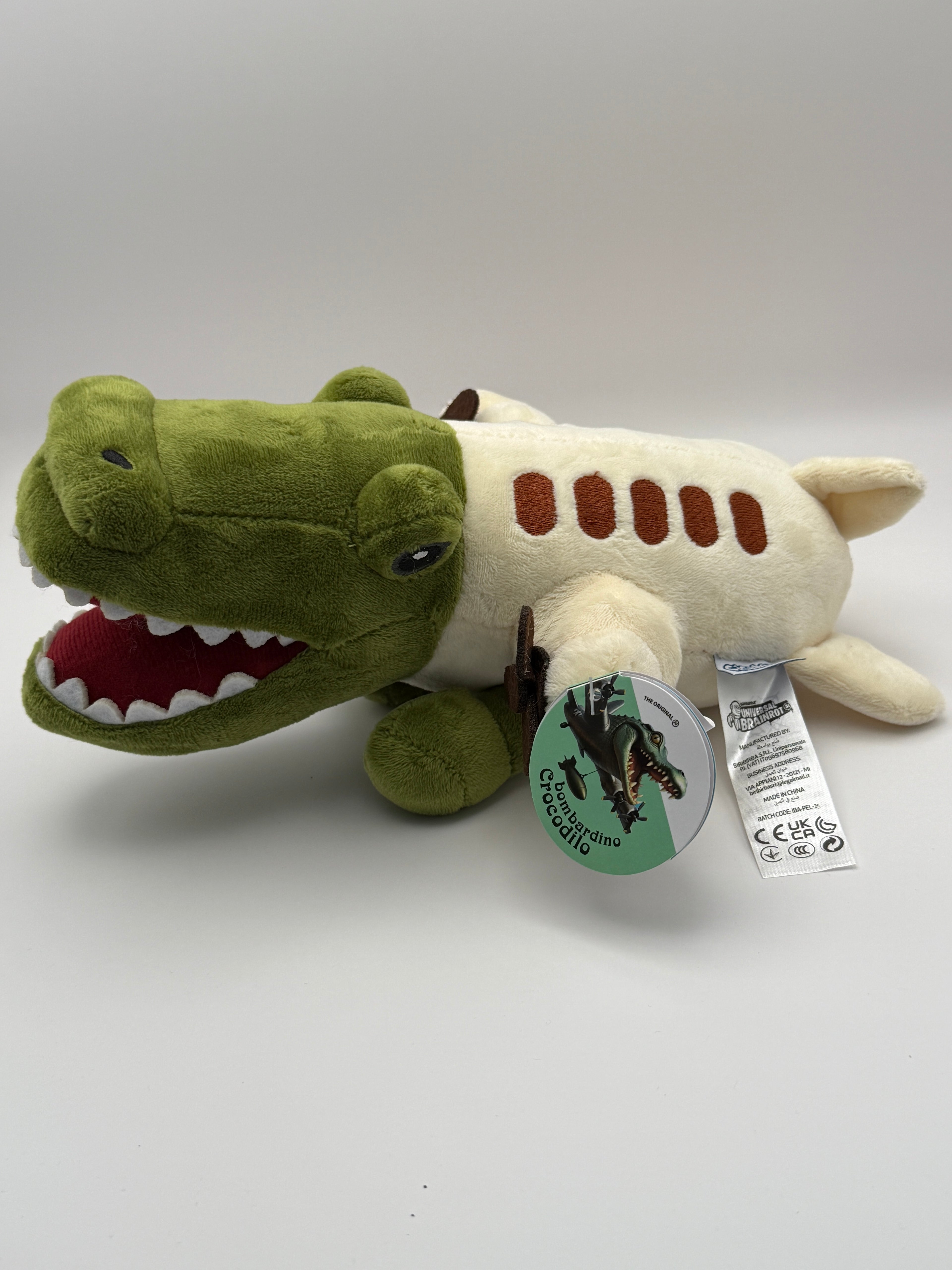 Italian Brainrot Bombardiro Crocodilo 25cm plush