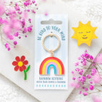 Be Kind to Your Mind Gift Set – Mug, Rainbow Keyring & Journal with Pen