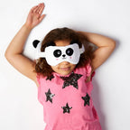 Relaxeazzz Panda Round Plush Travel Pillow& Eye Mask Relaxeazzz