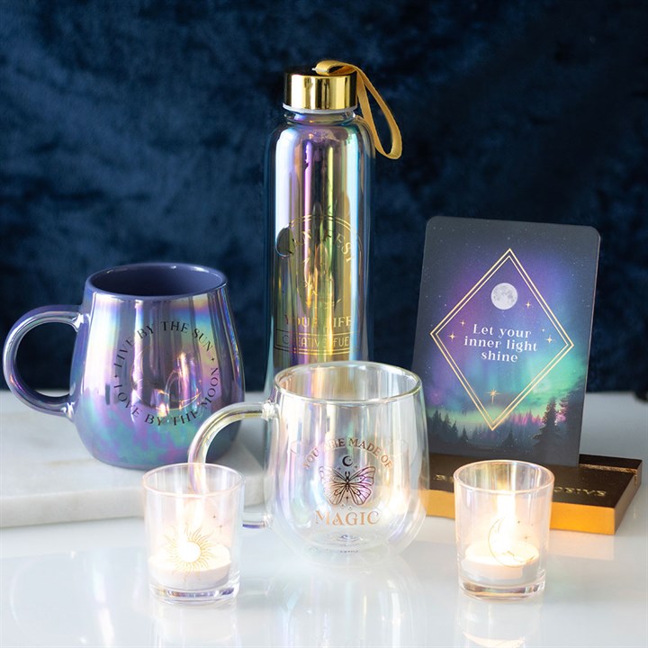 Live by the Sun, Love by the Moon Iridescent Mug