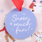 Snow Much Fun Print Gift Bag
