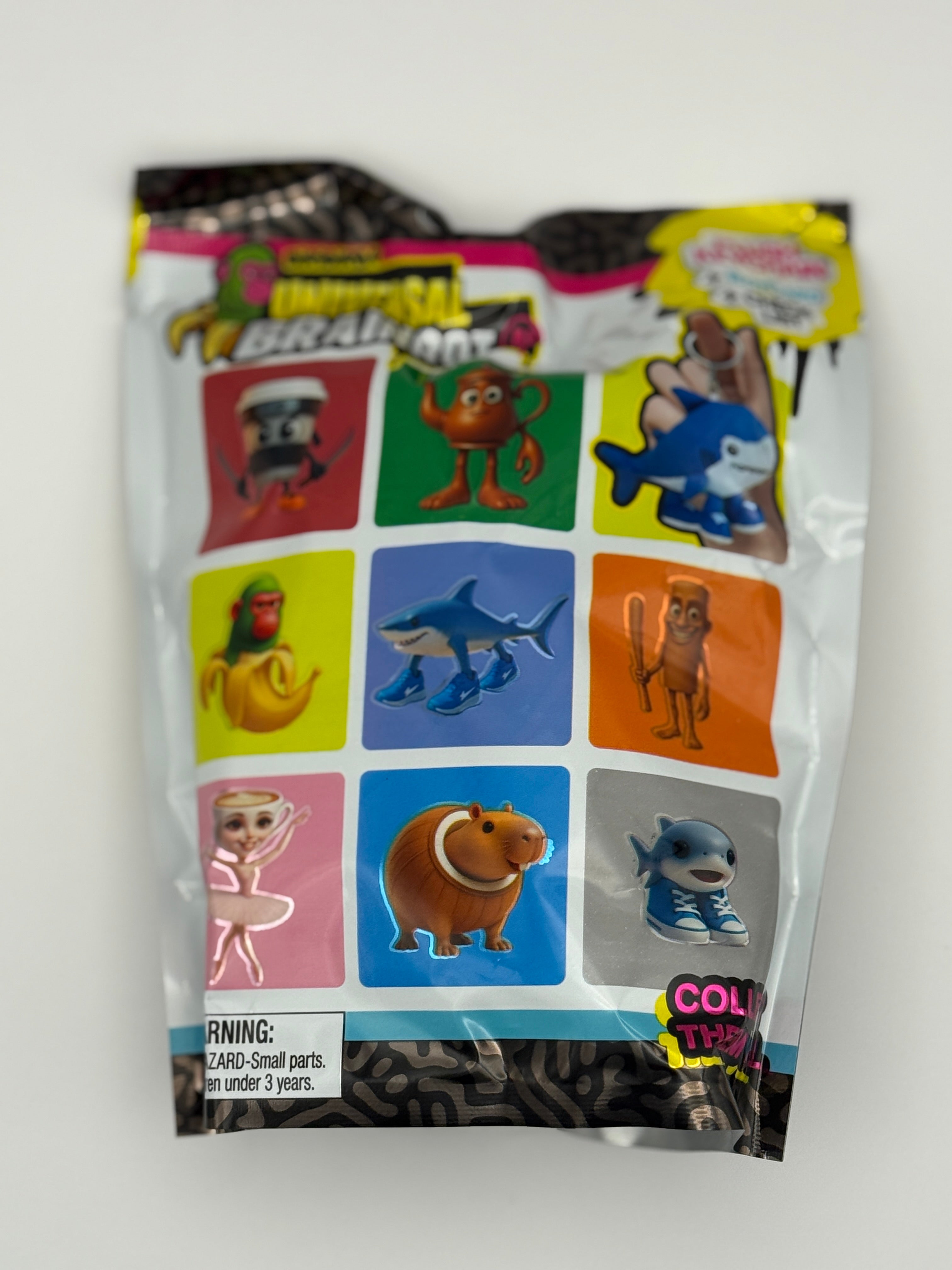 Italian Brainrot Bundle- 25cm Plush Toy, Mystery Bag and 3 Packets of Trading Cards