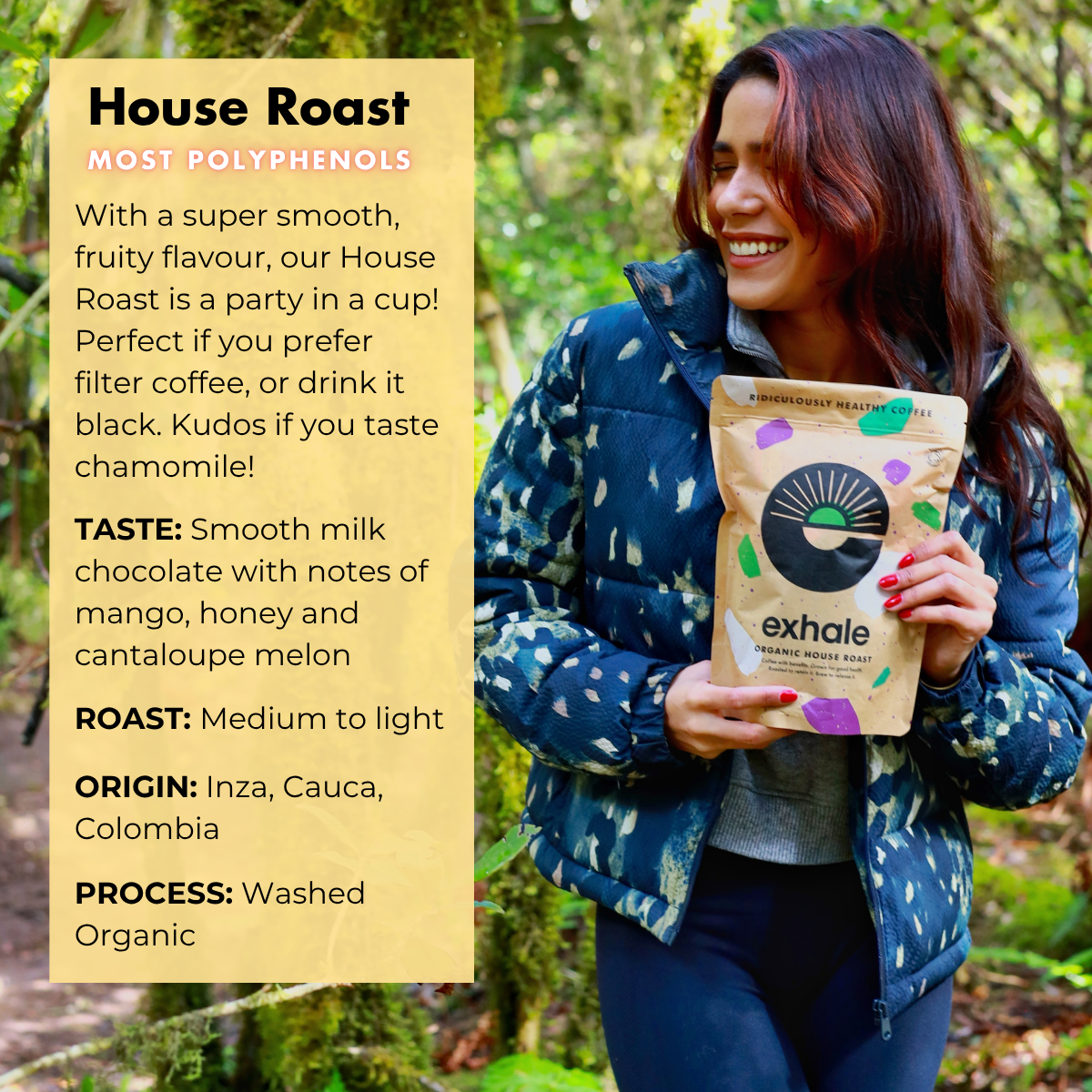 Exhale Organic House Roast Coffee