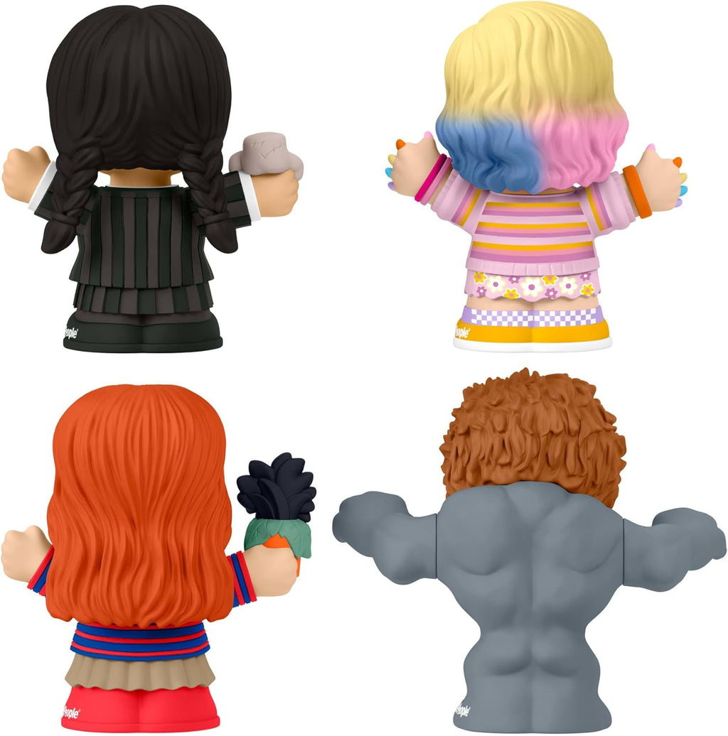 Little People Collector Wednesday TV Series Special Edition Set for Adults & Fans, 4 Figures in a Display Package