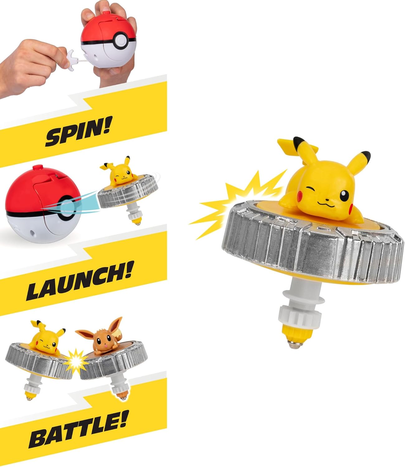 Pokémon Battle Spinner Single-Pack Pikachu