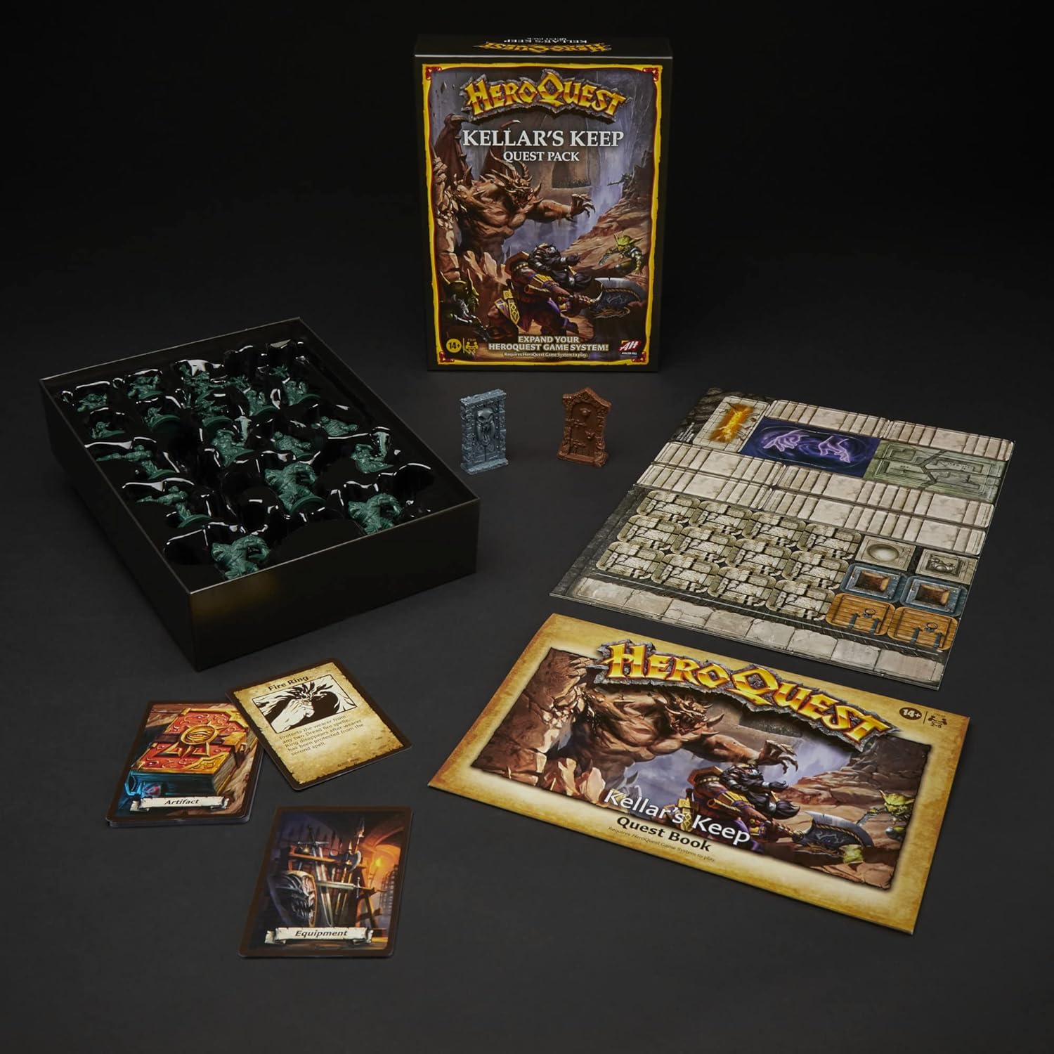 Avalon Hill HeroQuest Kellar's Keep Expansion, Ages 14 and Up 2-5 Players, Requires HeroQuest Game System to Play