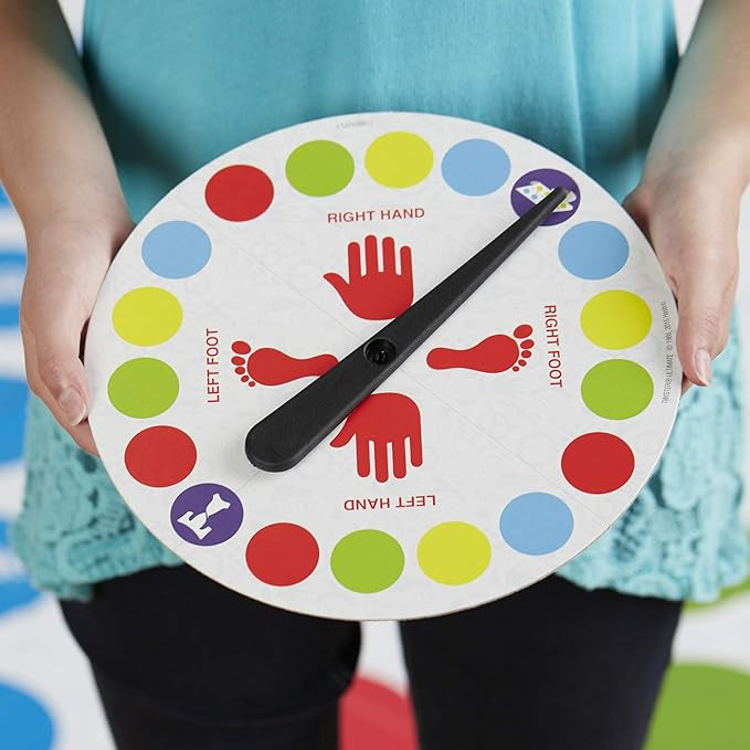 Hasbro Gaming Twister Ultimate: Bigger Mat, More Coloured Spots; Compatible with Alexa (Amazon Exclusive)