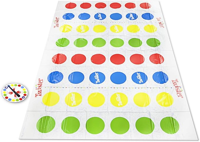 Hasbro Gaming Twister Ultimate: Bigger Mat, More Coloured Spots; Compatible with Alexa (Amazon Exclusive)