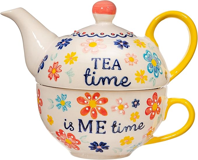 Sass & Belle Folk Floral Tea for One