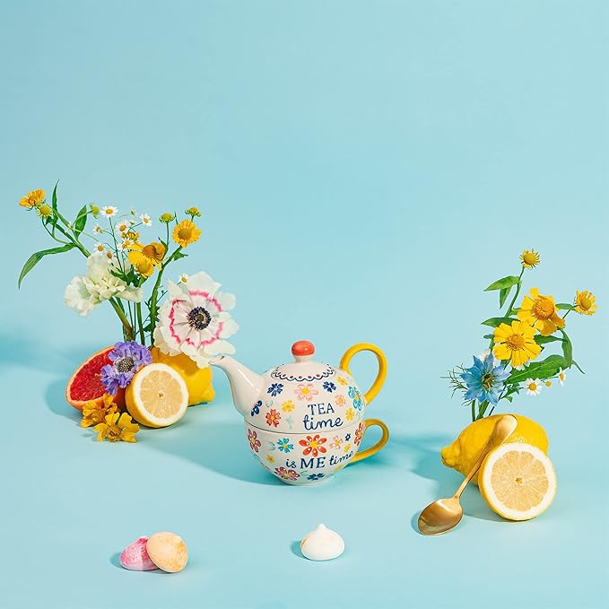 Sass & Belle Folk Floral Tea for One