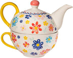 Sass & Belle Folk Floral Tea for One
