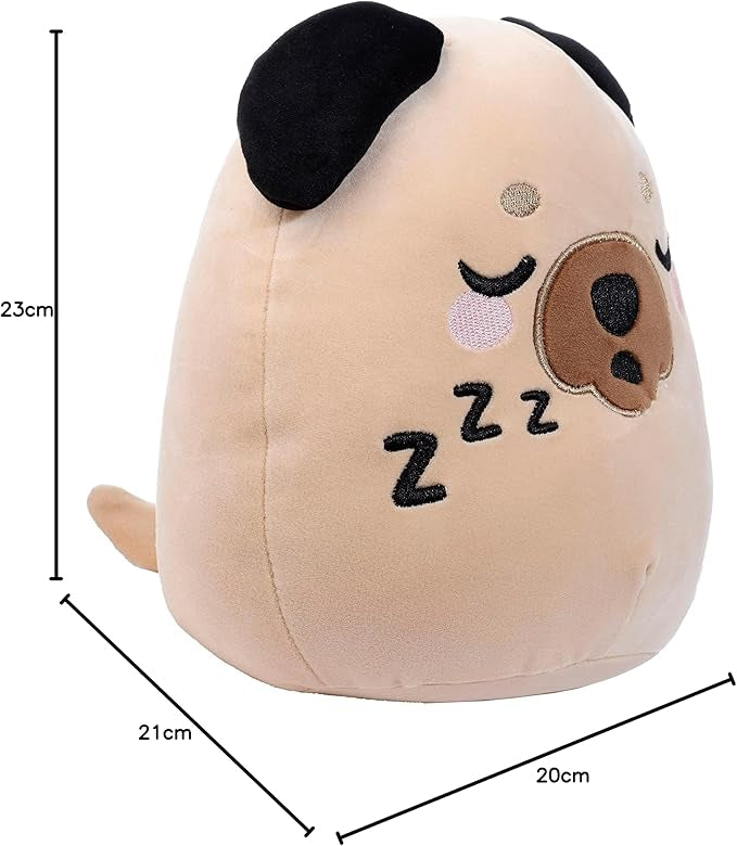 Puckator Adoramals Squidglys Gus the Pug Pets Plush Toy