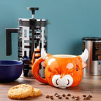 Puckator Highland Coo Cow Head Ceramic Shaped Tea Coffee Mug