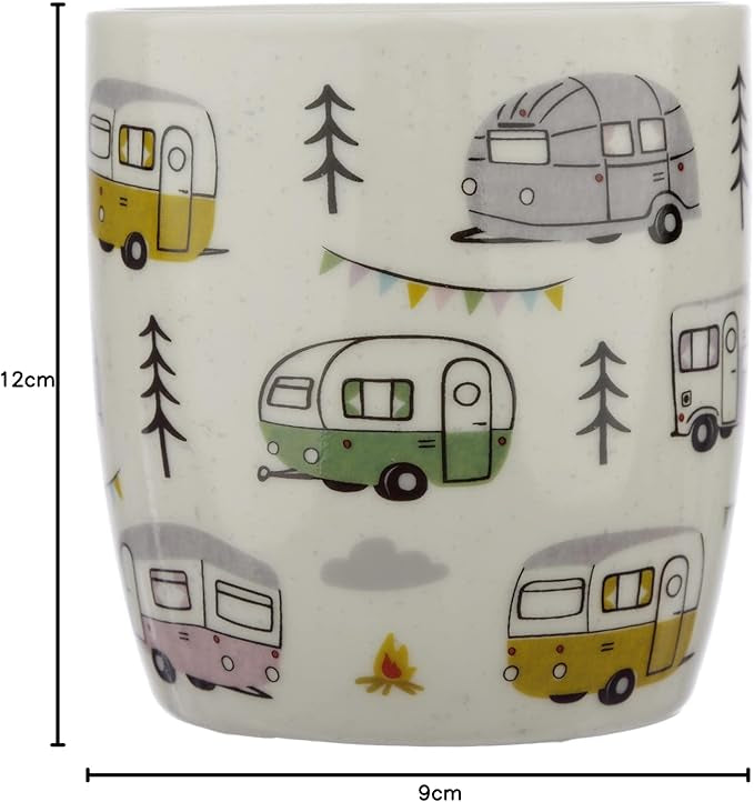 Puckator Wildwood Caravan Porcelain Tea Coffee Mug