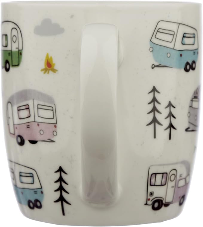 Puckator Wildwood Caravan Porcelain Tea Coffee Mug
