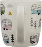 Puckator Wildwood Caravan Porcelain Tea Coffee Mug