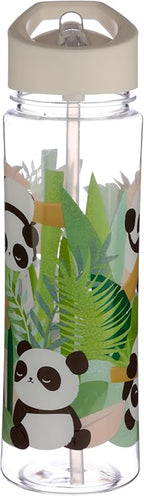 Puckator Pandarama Bottle With Flip Straw 550ml
