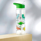 Puckator Dinosauria Drinks Bottle With Flip Straw 550ml