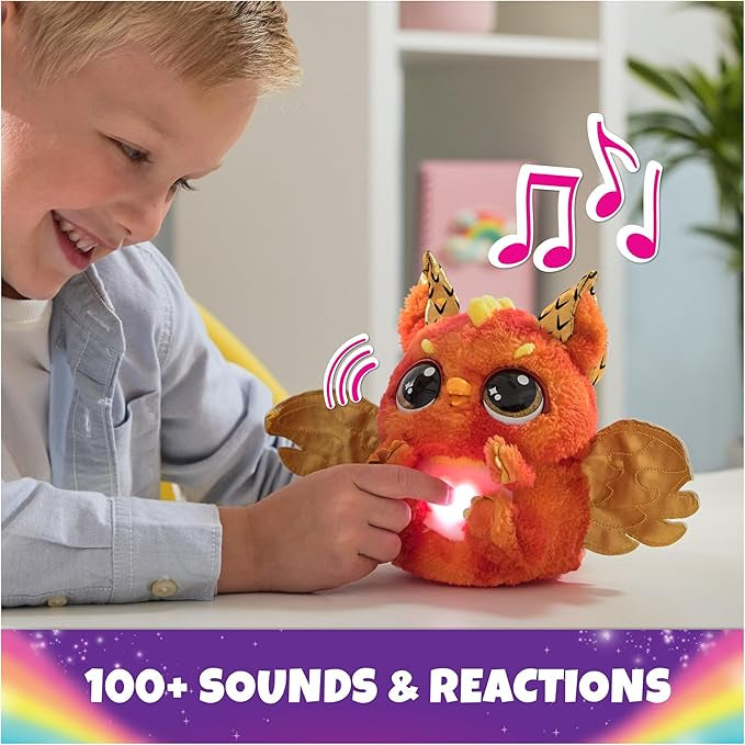 Hatchimals Alive, Mystery Hatch Draggle, Surprise Interactive Toy and Egg with Mist, Lights and Sounds (Styles May Vary)
