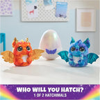 Hatchimals Alive, Mystery Hatch Draggle, Surprise Interactive Toy and Egg with Mist, Lights and Sounds (Styles May Vary)