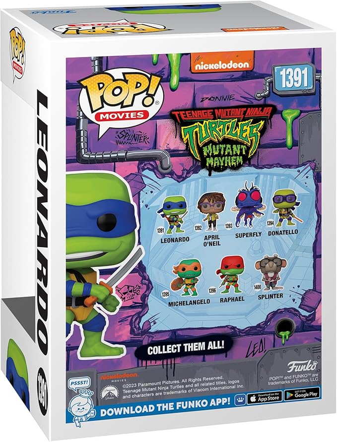 Funko Pop!: Teenage Mutant Ninja Turtles Mutant Mayhem Leonardo #1391