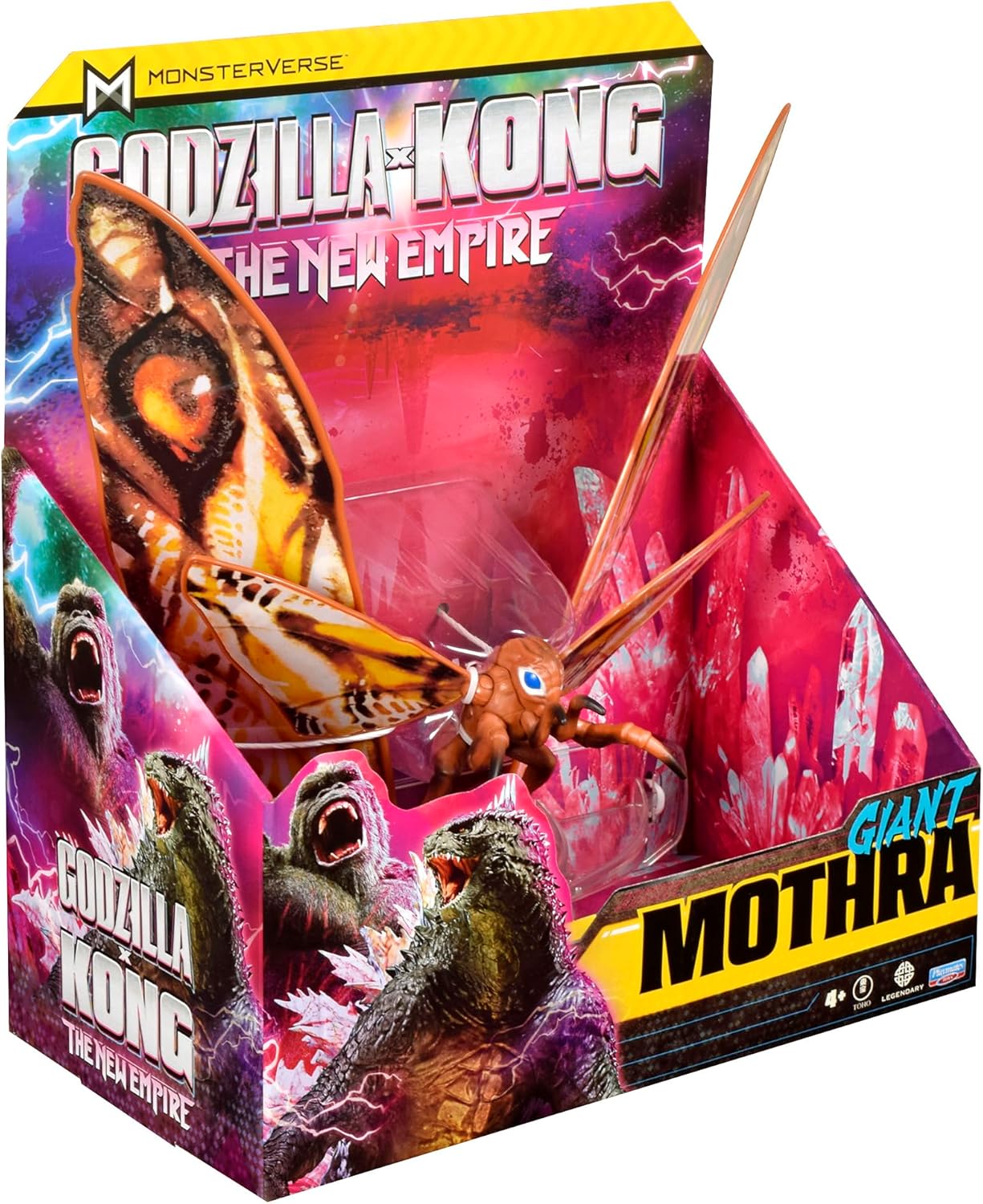 Godzilla x Kong: The New Empire, 11-Inch Giant Mothra Action Figure Toy