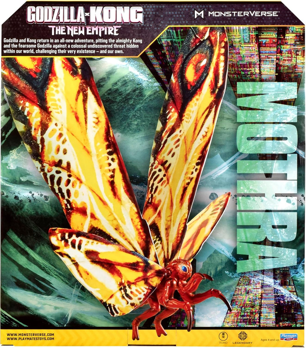 Godzilla x Kong: The New Empire, 11-Inch Giant Mothra Action Figure Toy