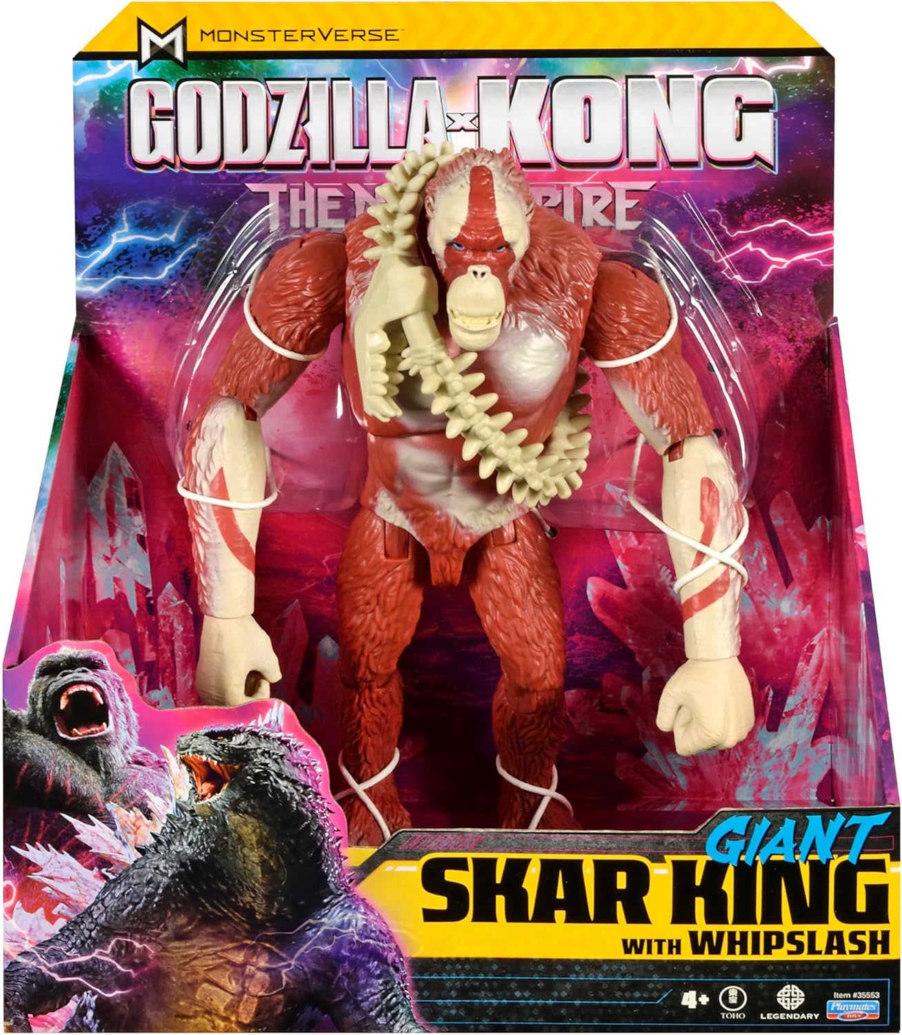 Godzilla x Kong: The New Empire, 11-Inch Giant Skar King Action Figure Toy