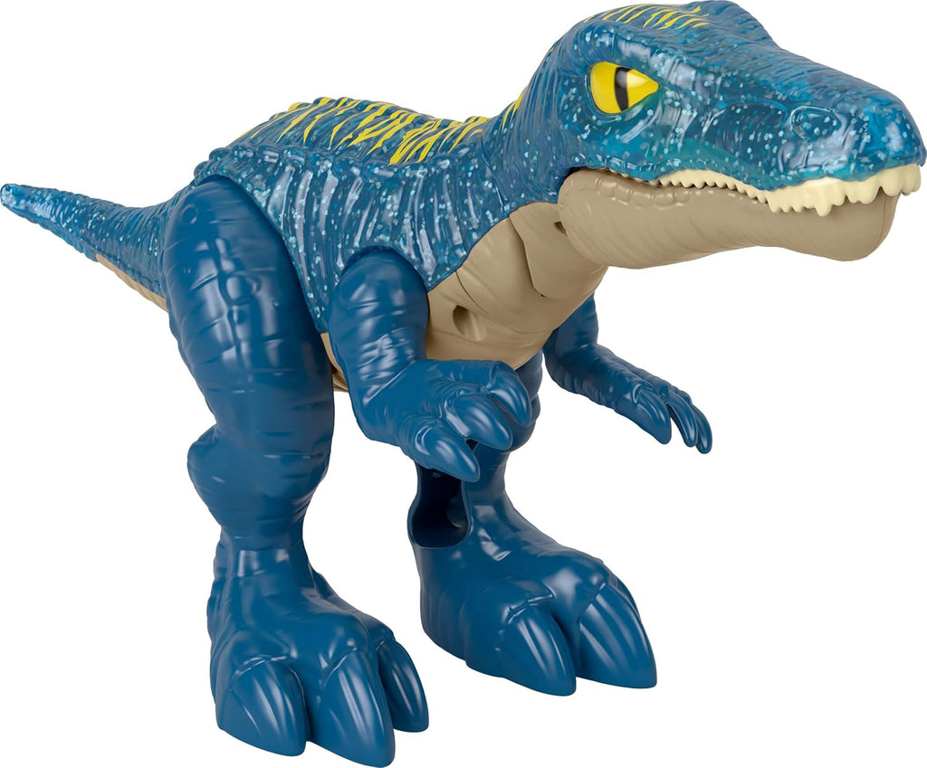Fisher-Price Imaginext Jurassic World Dinosaur Toy Growl & Glow Baryonyx with Lights Sounds & Chomping Action