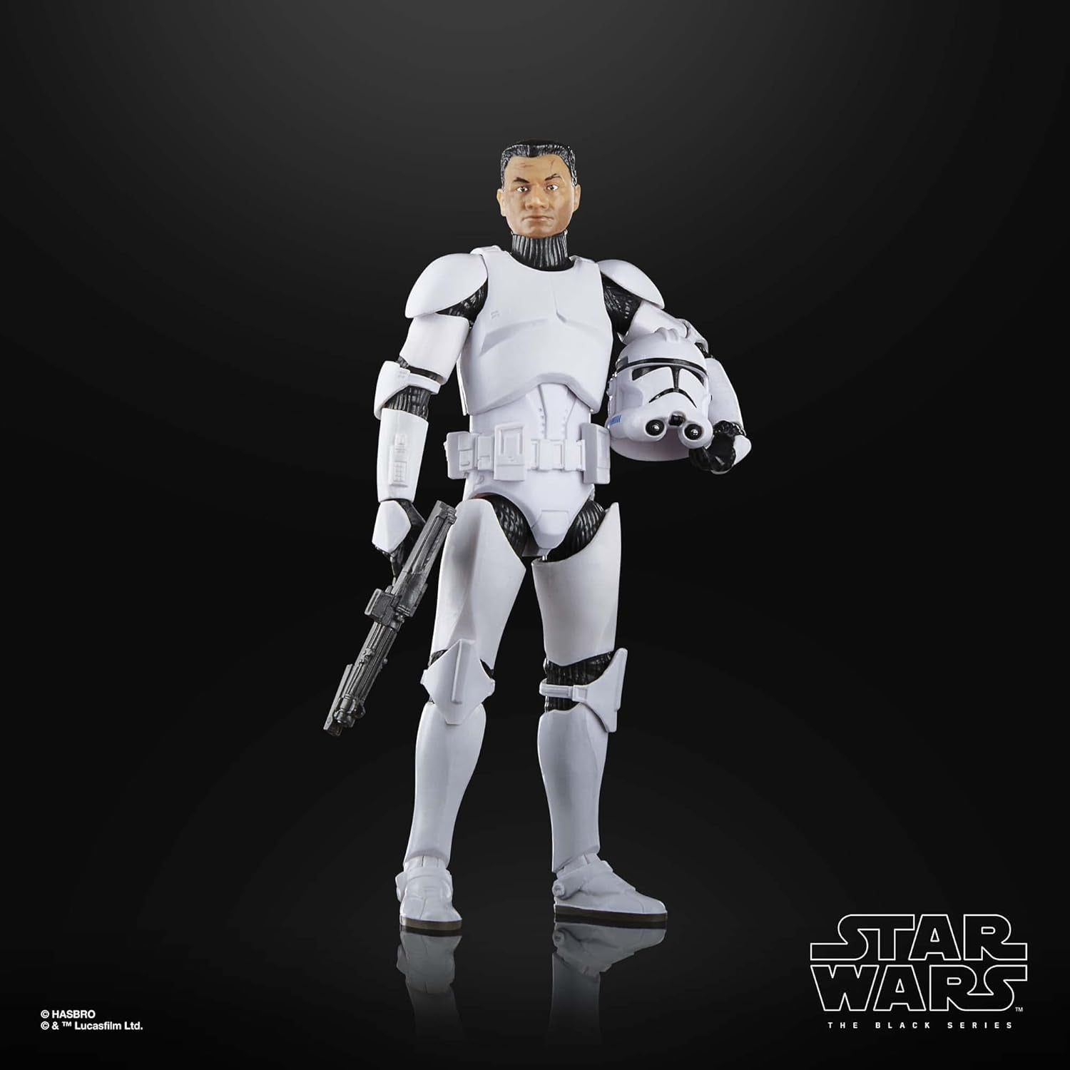 Hasbro Star Wars The Black Series Phase II Clone Trooper, The Clone Wars 6-Inch Action Figures