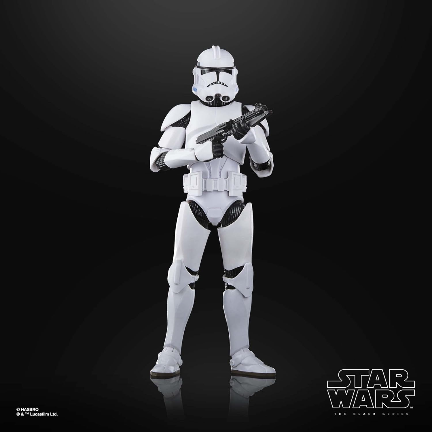 Hasbro Star Wars The Black Series Phase II Clone Trooper, The Clone Wars 6-Inch Action Figures