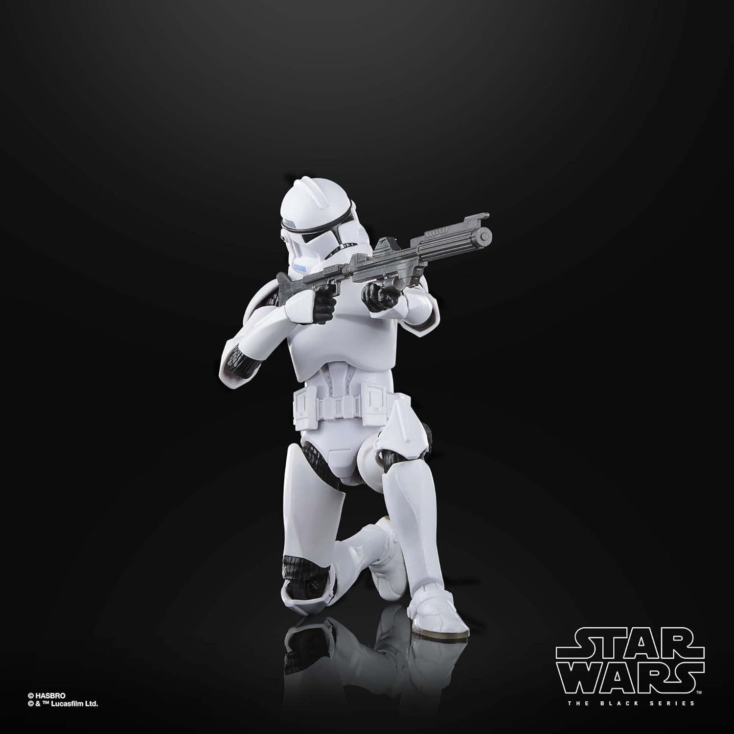 Hasbro Star Wars The Black Series Phase II Clone Trooper, The Clone Wars 6-Inch Action Figures