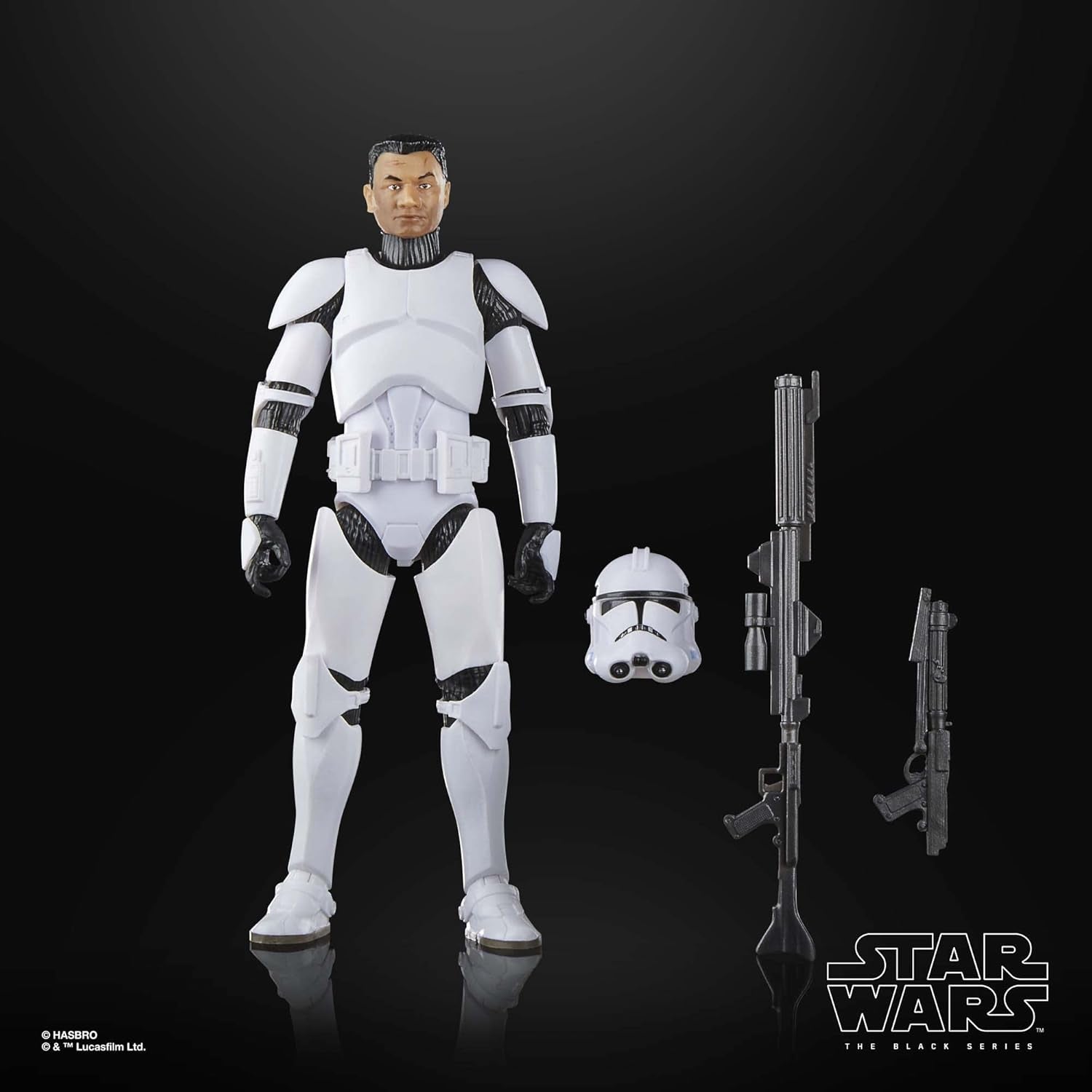 Hasbro Star Wars The Black Series Phase II Clone Trooper, The Clone Wars 6-Inch Action Figures