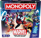 Hasbro Gaming Monopoly Flip Edition: Marvel, Strategy Board Game