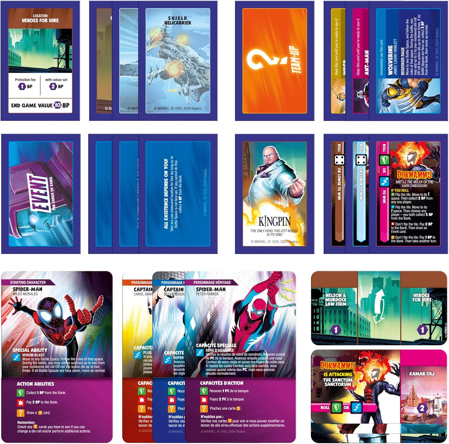 Hasbro Gaming Monopoly Flip Edition: Marvel, Strategy Board Game